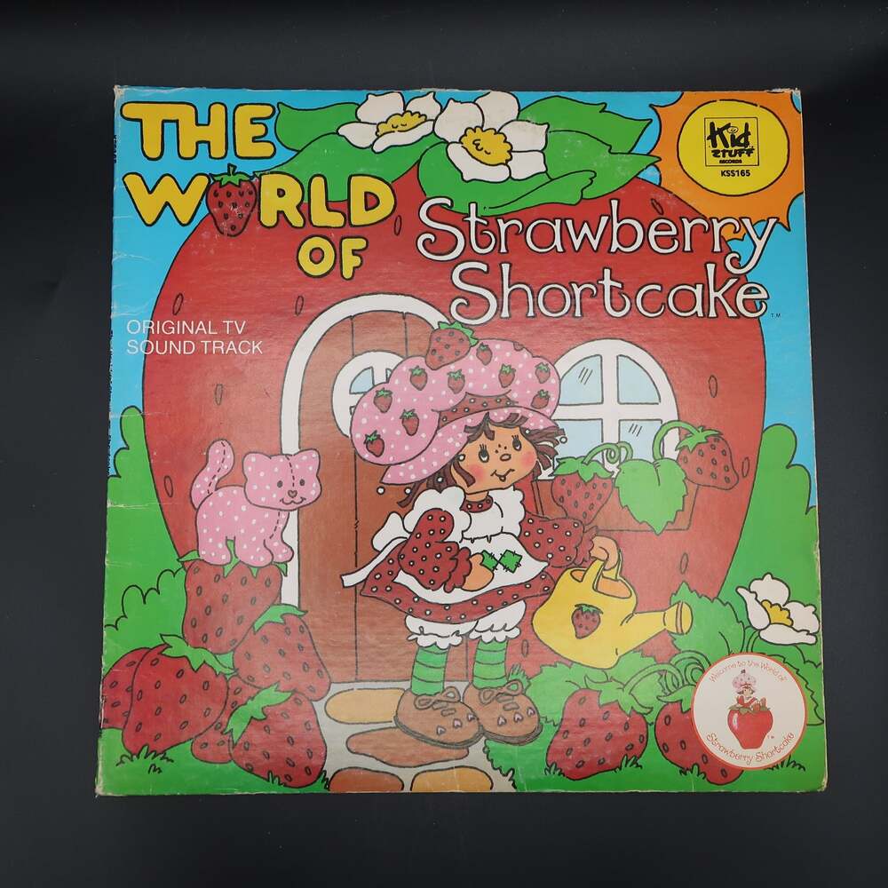 Kid Ztuff Records The World of Strawberry Shortcake  LP Record Vinyl Stereo 1980